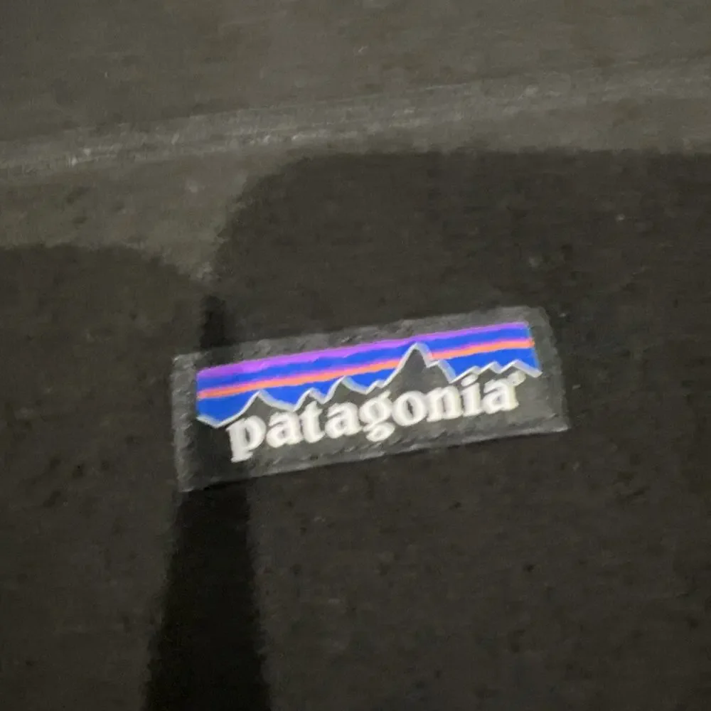 Patagonia Pullover Mens XXL Black Micro D Fleece 1/4 Zip NWT Company Logo - Picture 6 of 13